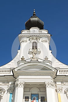 Poland, Malopolska, Wadowice, Market Square, Basilica photo