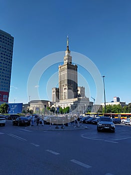 Poland, mazowieckie, Warsaw - Culture and Science Palace.