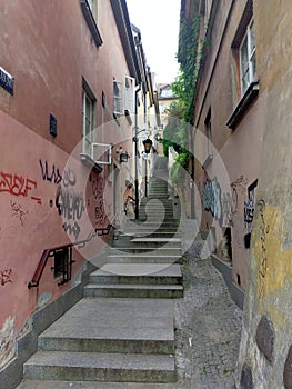 Poland, mazowieckie, Warsaw - old town.