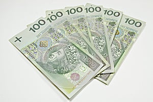 Poland PLN currency 100