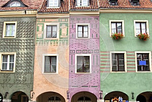 Poland, Poznan - Homes in Old Town