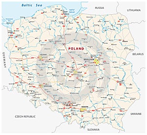 Poland road map