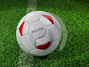Polonia palla da calcio 