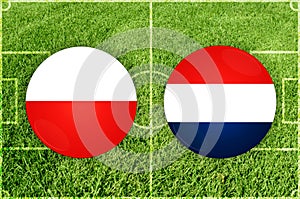 Poland vs Netherlands football match