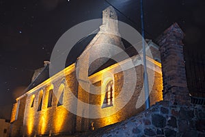 Poland, Wielkopolska, Pobiedziska, Market Square, st. Martin Church