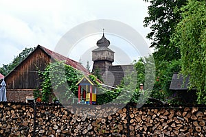Poland, Wisla Mala, catolic temple, wooden church, tourism, padre, religion photo