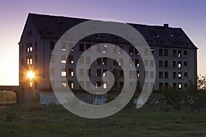 Poland, Zachodniopomorskie, Borne Sulinowo, Ruins of a Military