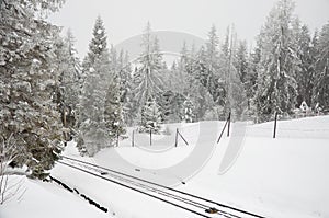 Poland. Zakopane. Ski resort in Zakopane. February 22, 2018