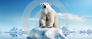 polar bear, AI generated