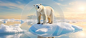 polar bear, AI generated