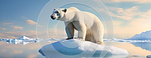 polar bear, AI generated