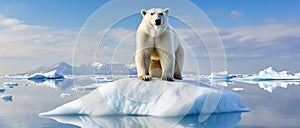 polar bear, AI generated