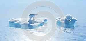 Polar bear on iceberg