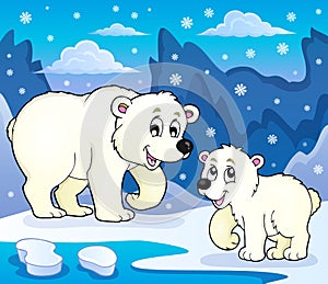 Polar bears theme image 4