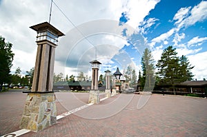 Polar circle at Rovaniemi