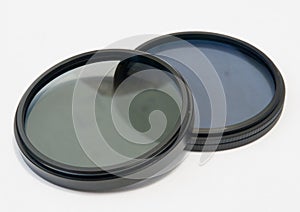 Polarizing and neutrally gray filters photo