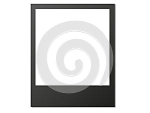a polaroid card blank vector file