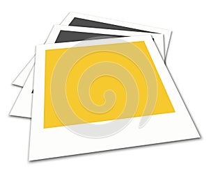 Polaroid film frames