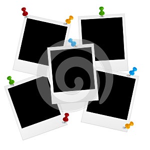 Polaroids with pin