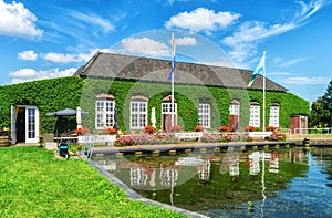 Poldermuseum Het oude Gemaal, also Old Mill, in Heerhugwaard