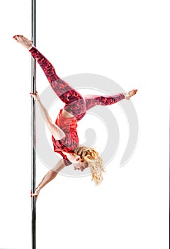 Pole dance girl, pole fitness