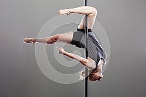 Pole dance girl, pole fitness