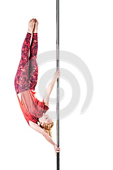 Pole dance girl, pole fitness