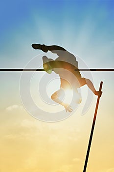 Pole vault back light