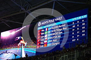 Pole Vault competition final at Rio2016 Olympics