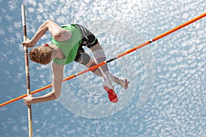 Pole vault sky