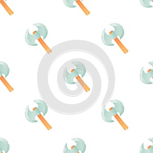 Poleaxe pattern seamless vector