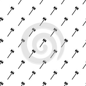 Poleaxe pattern vector