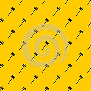 Poleaxe pattern vector