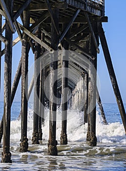 Poles of San Simeon Pier