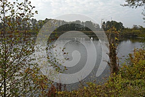 Polessky Canal in the Kaliningrad region