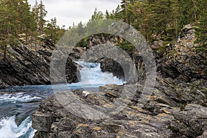 Polfossen Waterfall, Norway