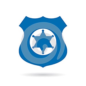 Police authority vector badge