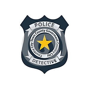 Police badge icon