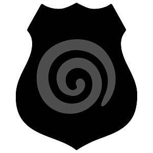 Police Badge Silhouette