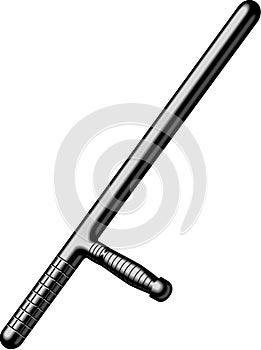 Police Baton Vector Illustration