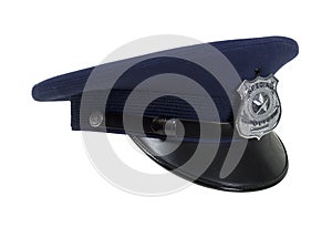 Police Cap in Profile