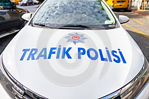 Police car from the turkish police Trafik Polisi photo