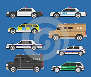 Police cars