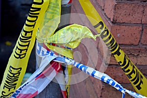 Police and crime scene tape
