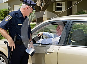 Police - Friendly Traffic Stop