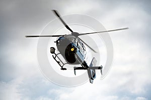 Police helicopter