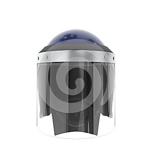 Police Helmet with Glass Visor