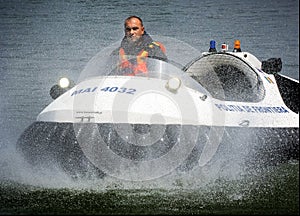 Police hovercraft