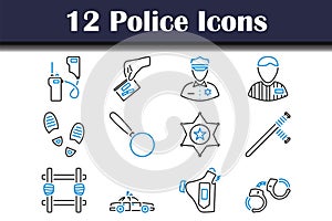 Police Icon Set