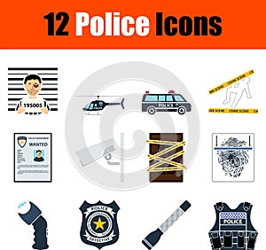 Police Icon Set